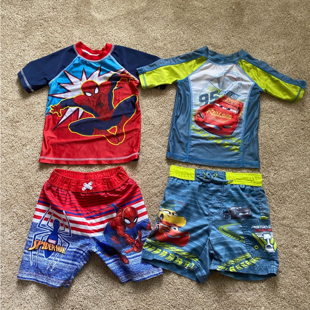 5T and 4T boy swim suits